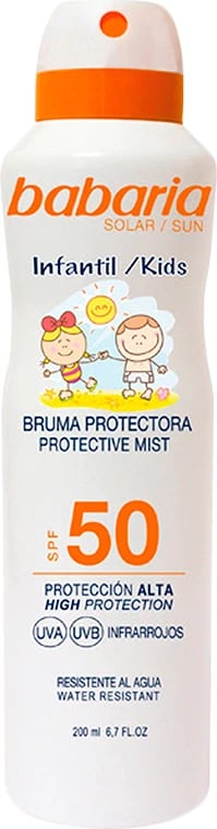 Mist mbrojtëse për fëmijë Babaria SPF 50, 200ml