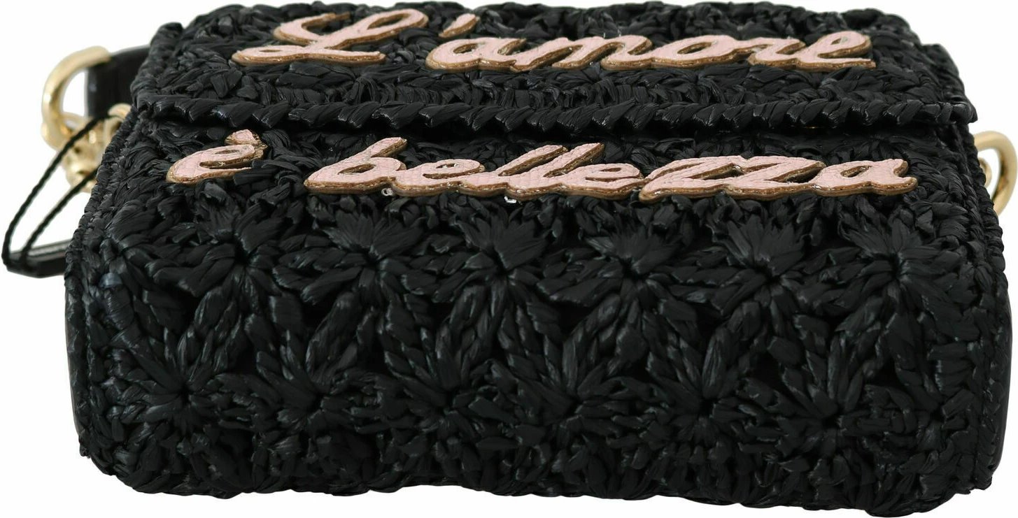 Çantë krahu për femra Dolce & Gabbana, e zezë