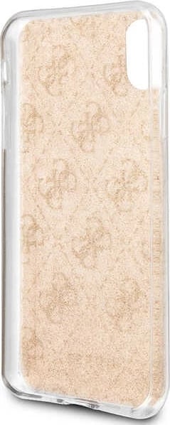 Mbështjellës Guess 4G Glitter për iPhone X/Xs, Ari