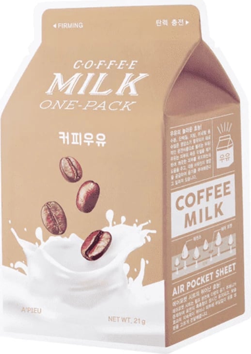 Maskë për fytyrë për femra A'Pieu Coffee Milk One-Pack Firming Sheet Mask Coffee, 20g