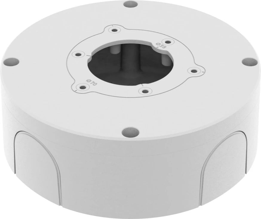 Kuti lidhëse Hanwha SBO-140BW, alumini, 143mm, e bardhë