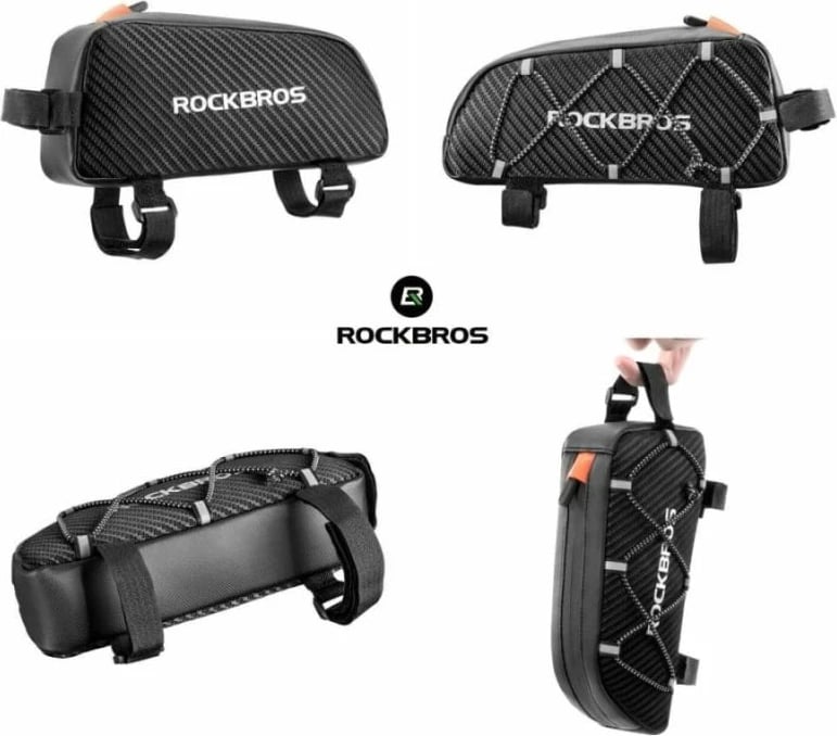 Çantë kornize biçiklete Rockbros, e zezë