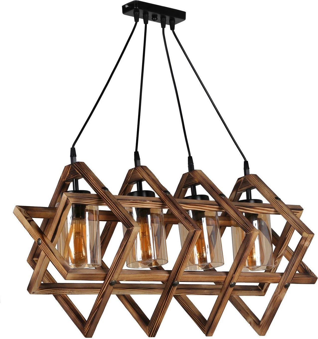 Llambë tavani prej druri, Opviq, 8310-4, ngjyrë kafe