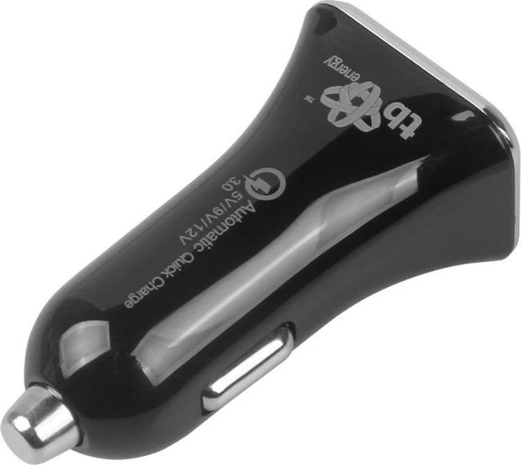 Karikues veture TB ASTBXLU2USBACQC, 2 porta USB (USB-C + USB 3.0), i zi