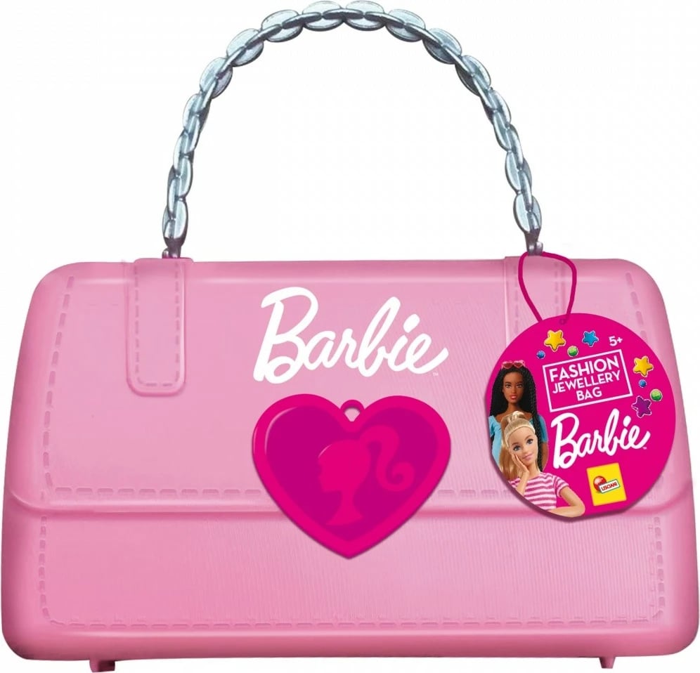 Set bizhuterish Barbie Lisciani 304-99375 me çantë, për vajza, Multikolor