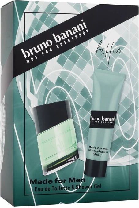 Set Eau de Toilette dhe Shower Gel Bruno Banani për meshkuj, 30ml + 50ml