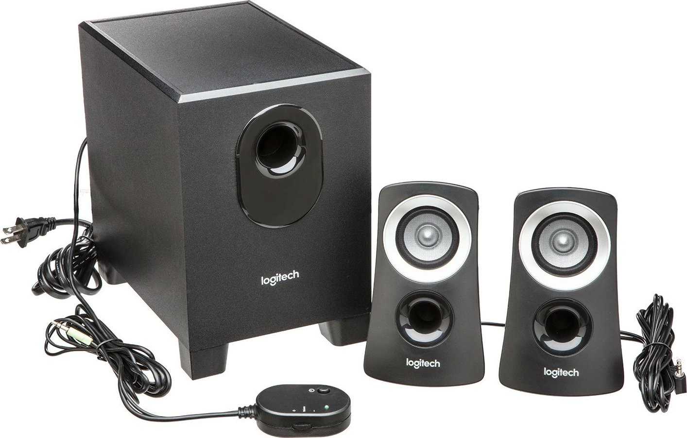 Sistem zëri Logitech Z313, 2.1 kanale, 25 W, PC, e zezë