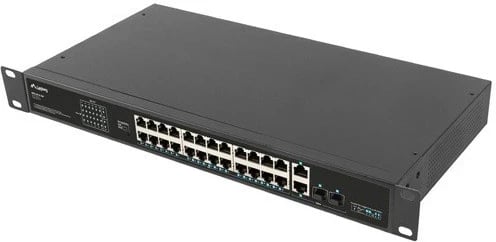 Switch Lanberg RSFE-24P-2C-360, 24x PoE+, 2x SFP, 1U, i zi Switch Lanberg RSFE-24P-2C-360, 24x PoE+, 2x SFP, 1U, i zi