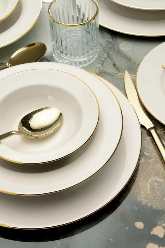 Set enësh për drekë (24 copë), Hermia Concept, BNLNIFTY24GLD