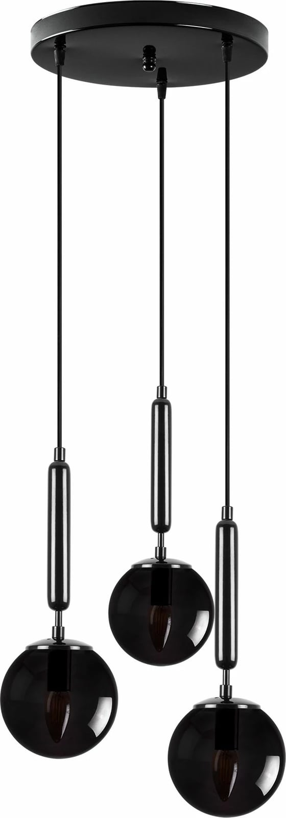 Llambë tavani Opviq King, e zezë, 34x34x134cm