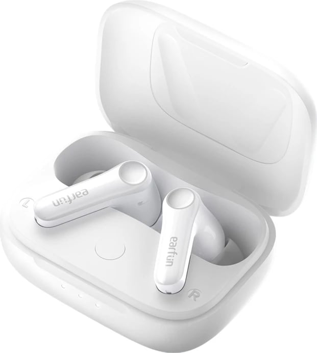 Kufje TWS, EarFun, Air Pro 4 TW600GW, ANC, Hi-Res Audio me LDAC/aptX Lossless, Bluetooth 5.4, perlë, me kuti karikimi