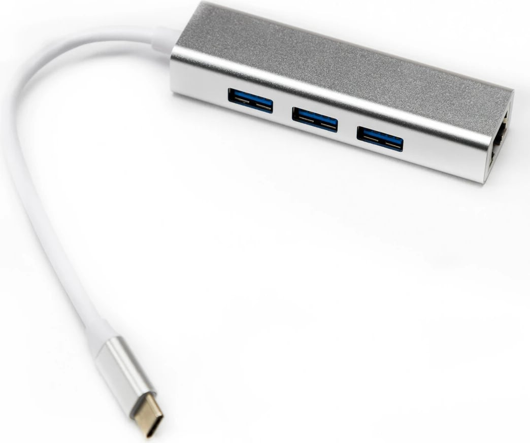 Docking Station HUB Techtonic Type C nav USB3.2 til RJ45 Ethernet