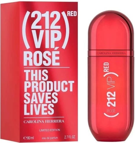 Eau De Parfum Carolina Herrera 212 VIP Rose Red, 8