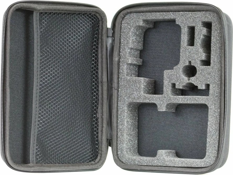 Kuti mbrojtëse për kamera sportive dhe aksesorë, Hurtel, universale për GoPro/SJCAM/Xiaomi Yi, madhësia M, 22x18x6.5 cm, e zezë