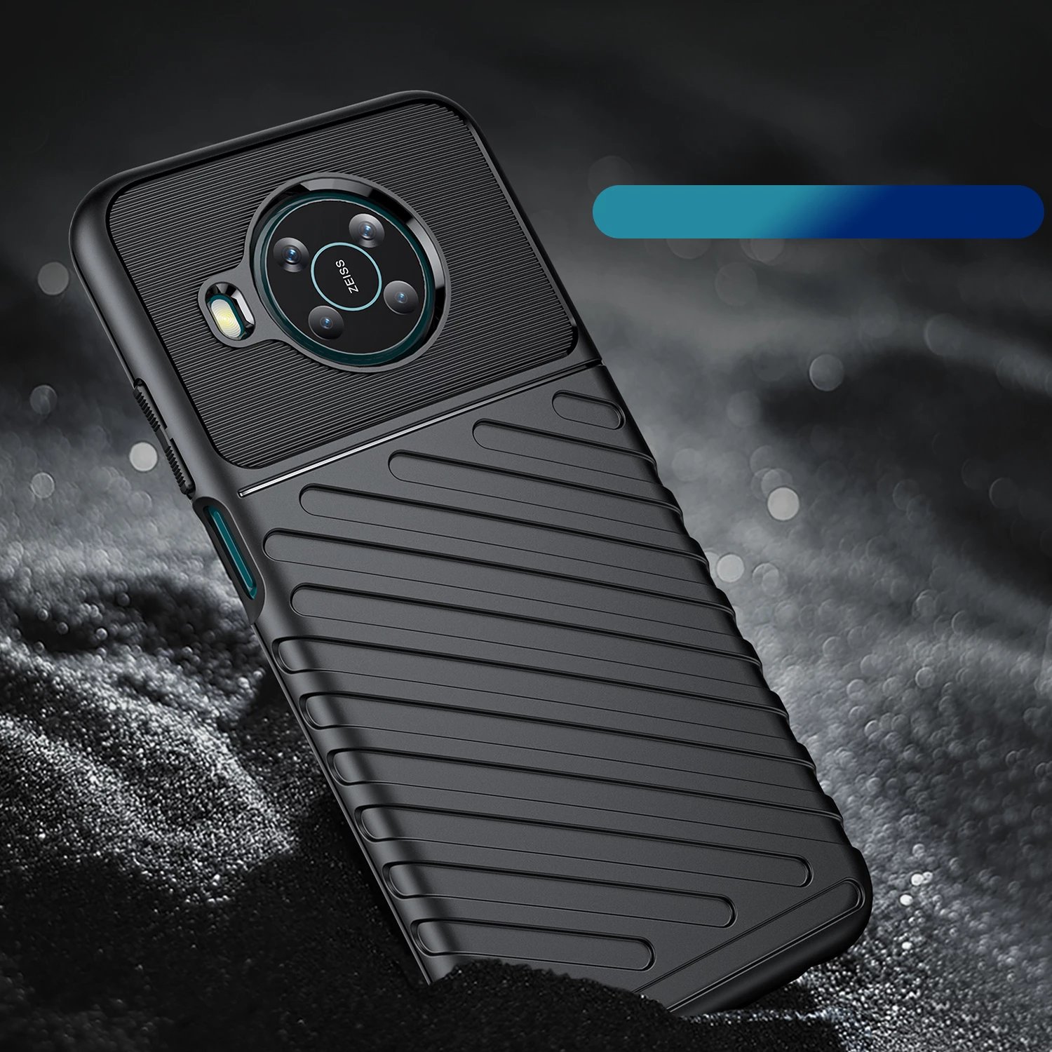 Mbështjellës Hurtel Thunder Case për Nokia X100, i zi