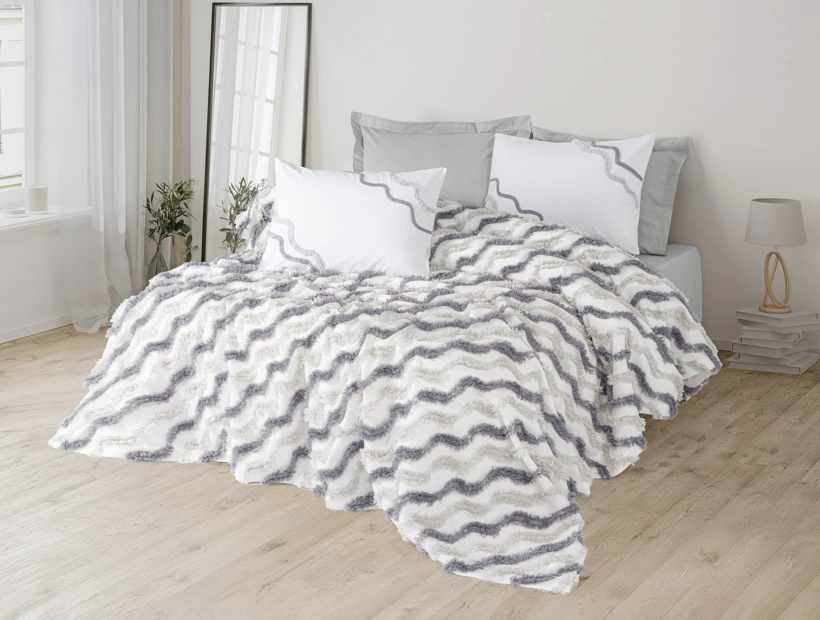 Set piké dopio, L'essentiel, Eldon, ngjyrë gri