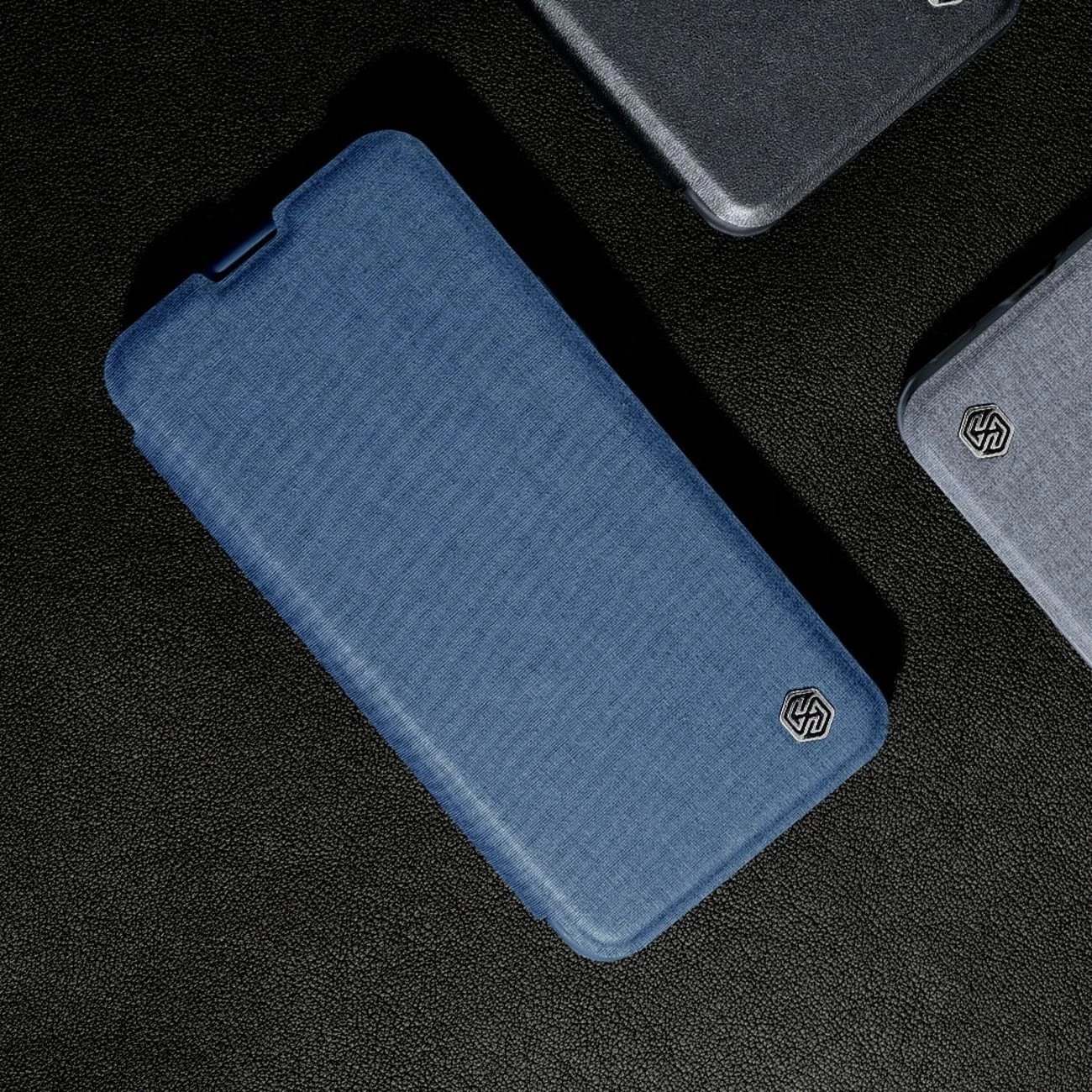 Mbështjellës Nillkin Qin Leather Pro Case për iPhone 14 Plus, me kapak dhe mbrojtje kamere, i zi