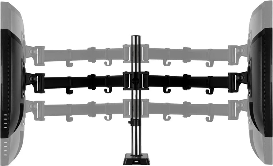 Krah monitori i dyfishtë Arctic Z2 (Gen 3) me USB Hub, Alumini