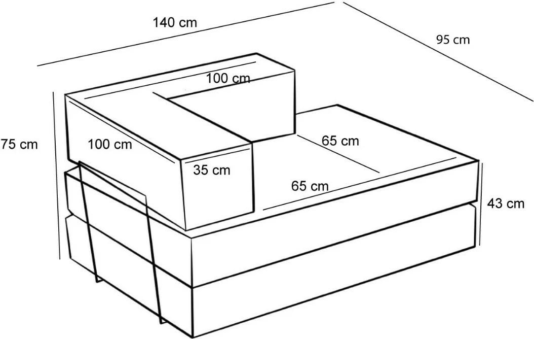 Divan 2-vendësh Atelier del Sofa, Comfort, ngjyrë gri v2 Divan 2-vendësh Atelier del Sofa, Comfort, ngjyrë gri v2