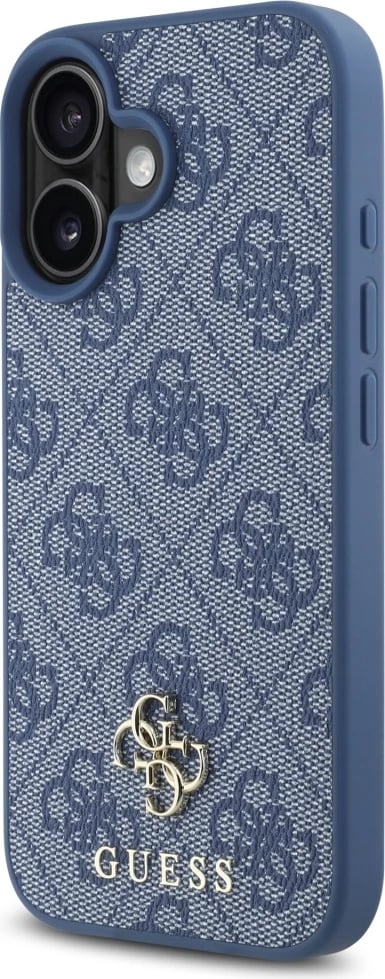Mbështjellës Guess HC PU 4G Small 4G and Classic për iPhone 16, MagSafe, Blu