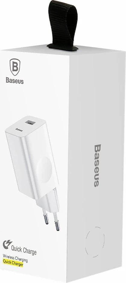 Karikues rrjeti Baseus CCALL-BX02, USB-A, 24W, QC 3.0, Bardhë
