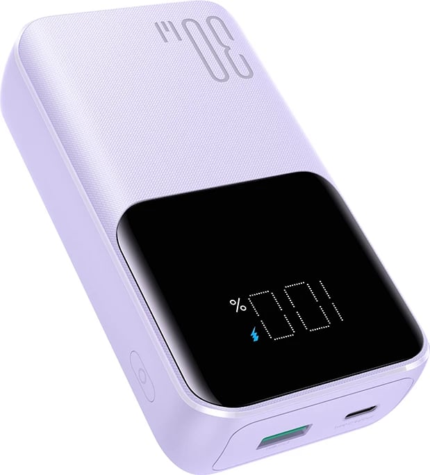 Powerbank Joyroom JR-PBC07, 20000mAh, 30W, me kabllo USB-C dhe Lightning, vjollcë