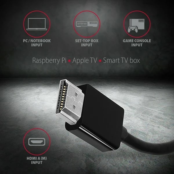 Adapter HDMI në VGA AXAGON RVH-VGAN me dalje audio, micro USB, i zi