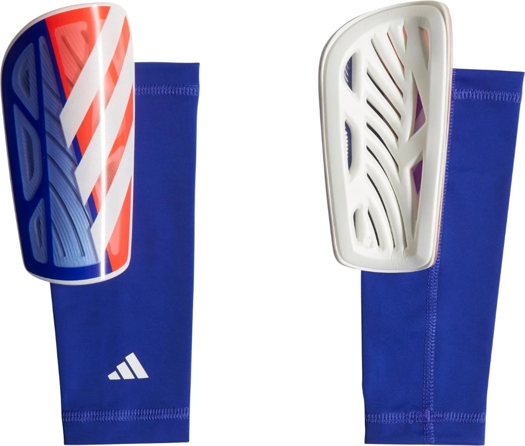 mbrojtëse kërcinjsh adidas për meshkuj, blu-portokalli-bardhë