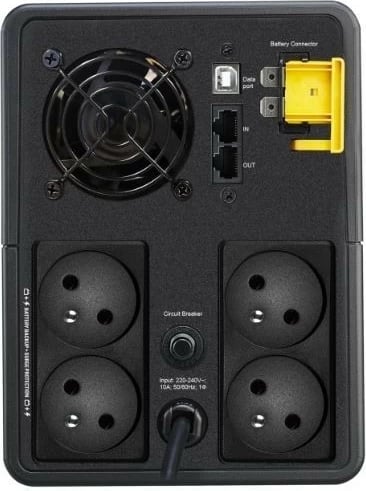 Kasë UPS APC BX1600MI-FR, 1600VA, 900W, 4 dalje franceze, e zezë