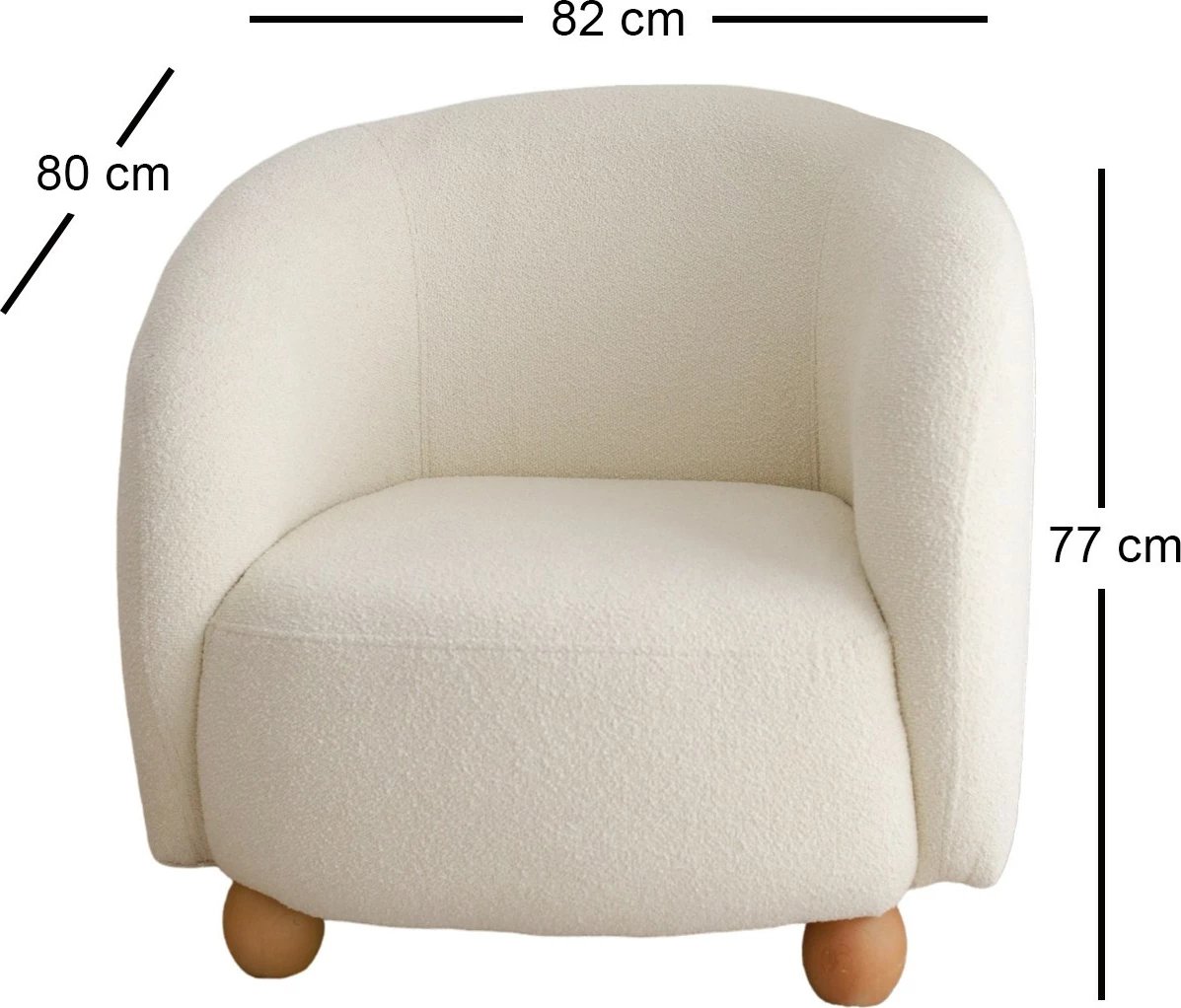 Karrige Wing Atelier del Sofa, Slon, e bardhë