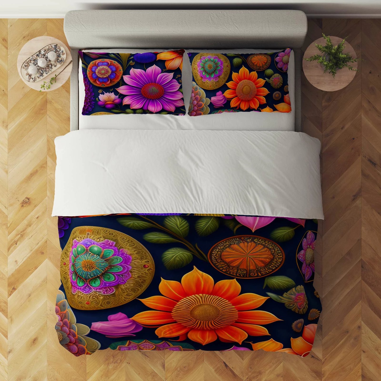 Set mbulesë për jorgan, një person, L'essentiel, FLW_DVT25-11