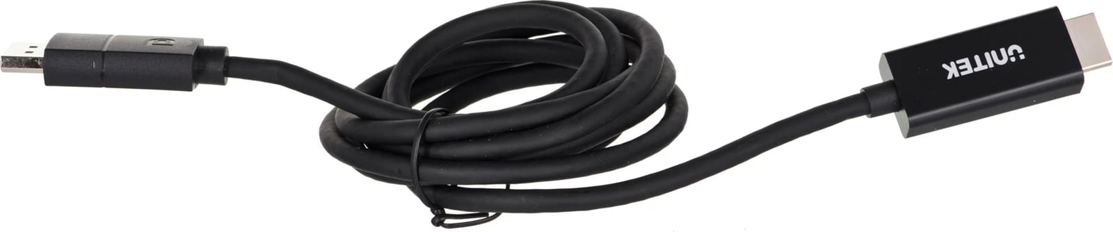 Përshtatës kabllor Unitek, HDMI-1.2, DP, 60 Hz,1.9 m, i zi
