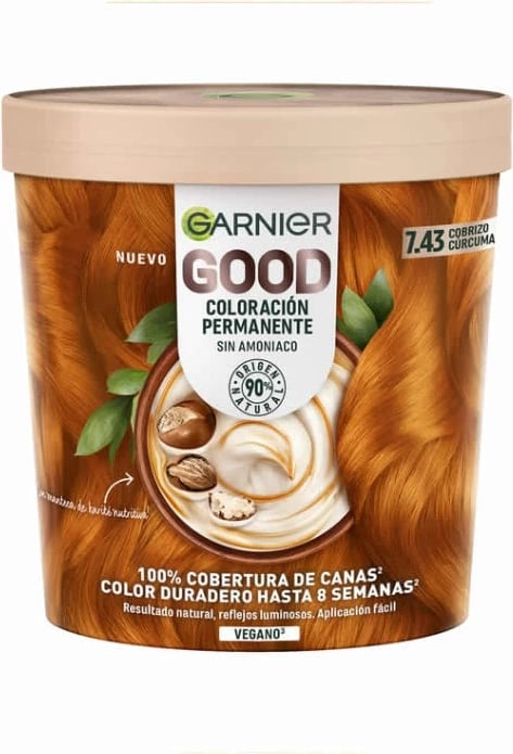 Bojë për flokë Garnier Good 7.43 Cobrizo Cúrcuma uniseks