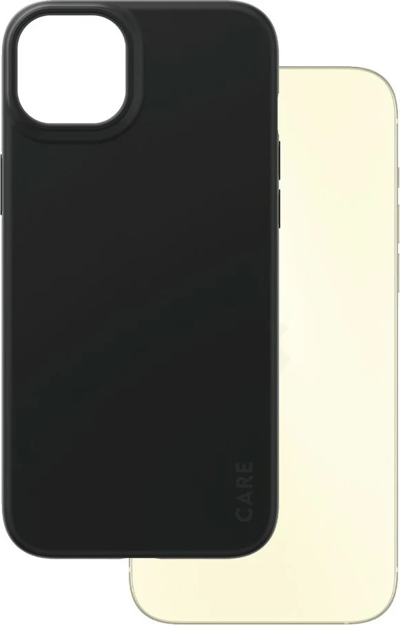 Mbështjellës PanzerGlass CARE Case Fashion për iPhone 15 Plus, e zezë