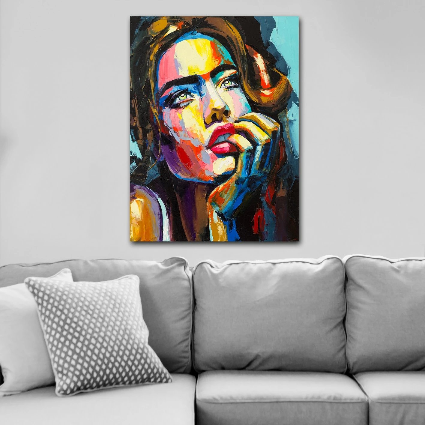 Pikturë dekorative në kanavacë, shumëngjyrëshe, Wallity, 70x100cm, 591553301_70100