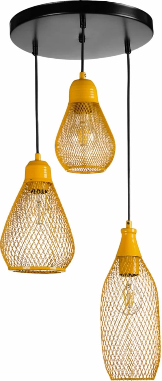 Llambë tavani Opviq, 9076-5, ngjyrë mustard dhe e zezë