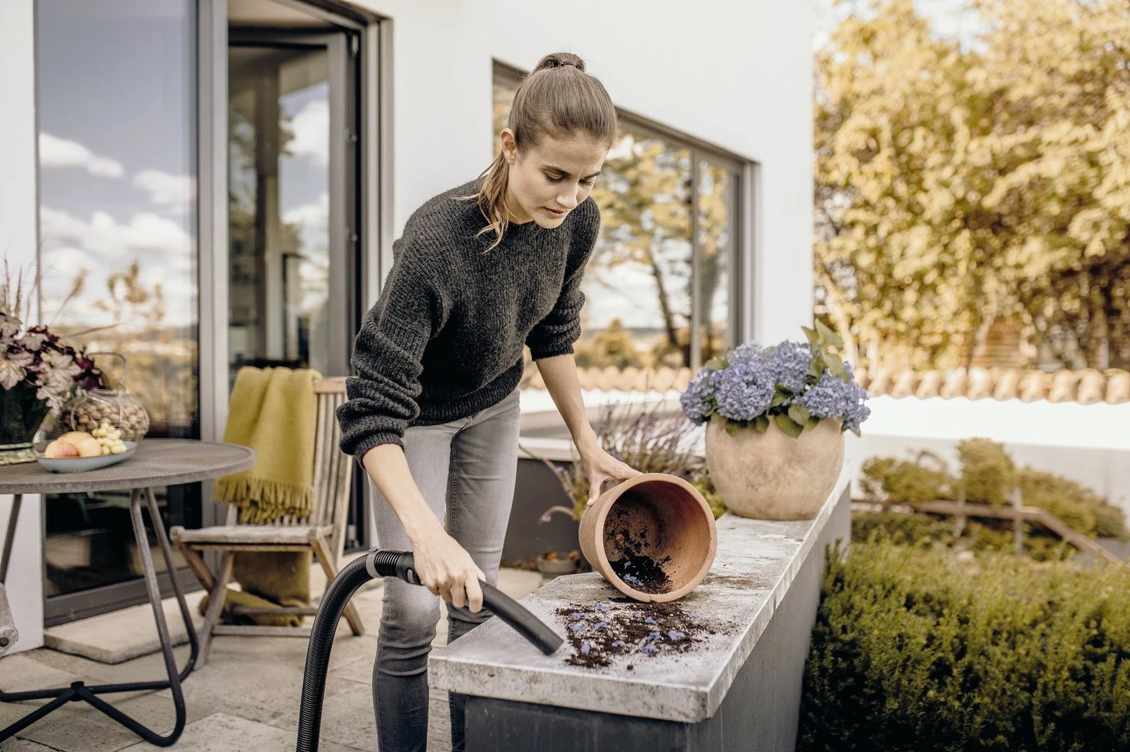 Fshesë me korrent Karcher WD3 V17/4/20, 17L, 1000W, Verdhë