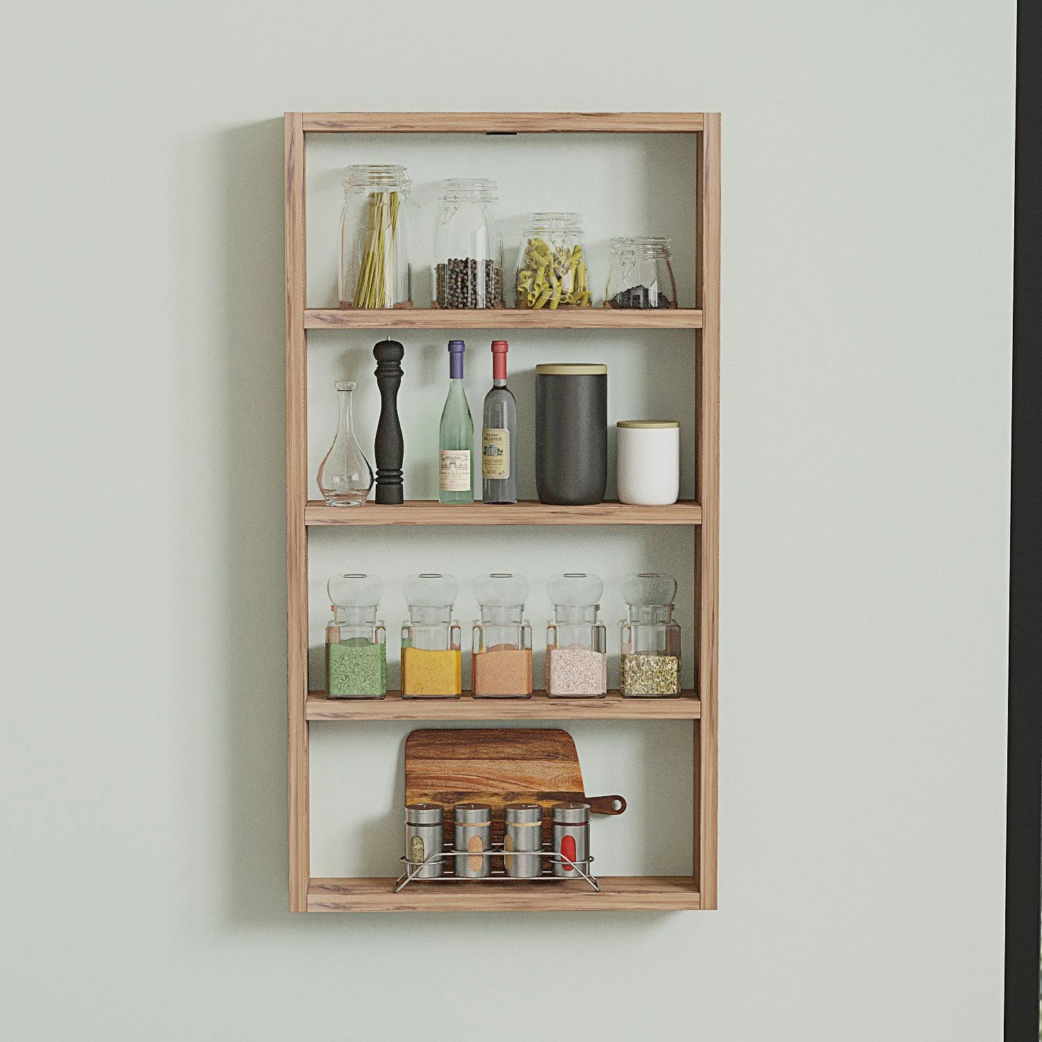 Raft muri Hanah Home, Quatro, ngjyrë Atlantic Pine