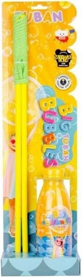 Set për flluska të mëdha Tuban TU3637, lëng 400 ml, litar 50 cm, ngjyra të ndryshme