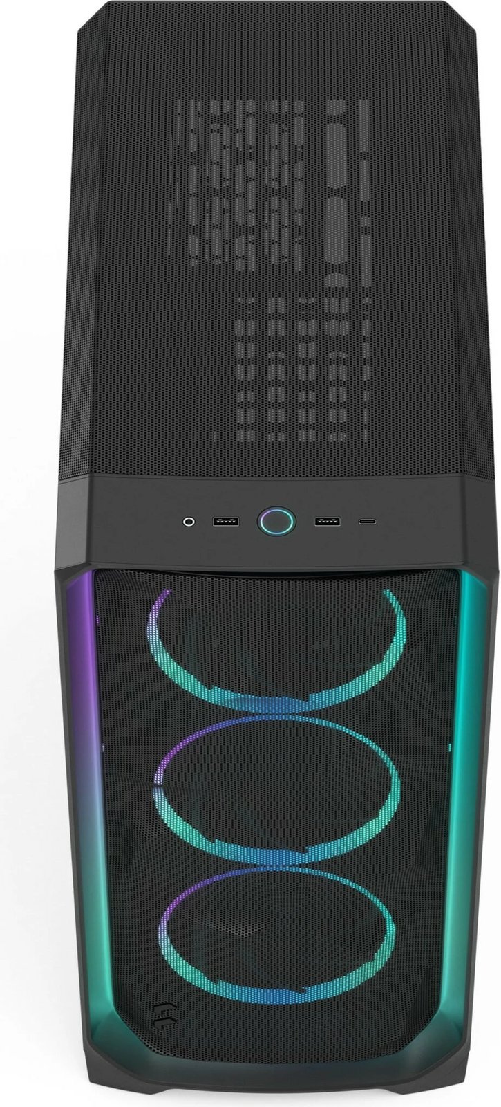 Kasë Fractal Design Meshify 3 Ambience Pro RGB, midi tower, xham i temperuar, e zezë