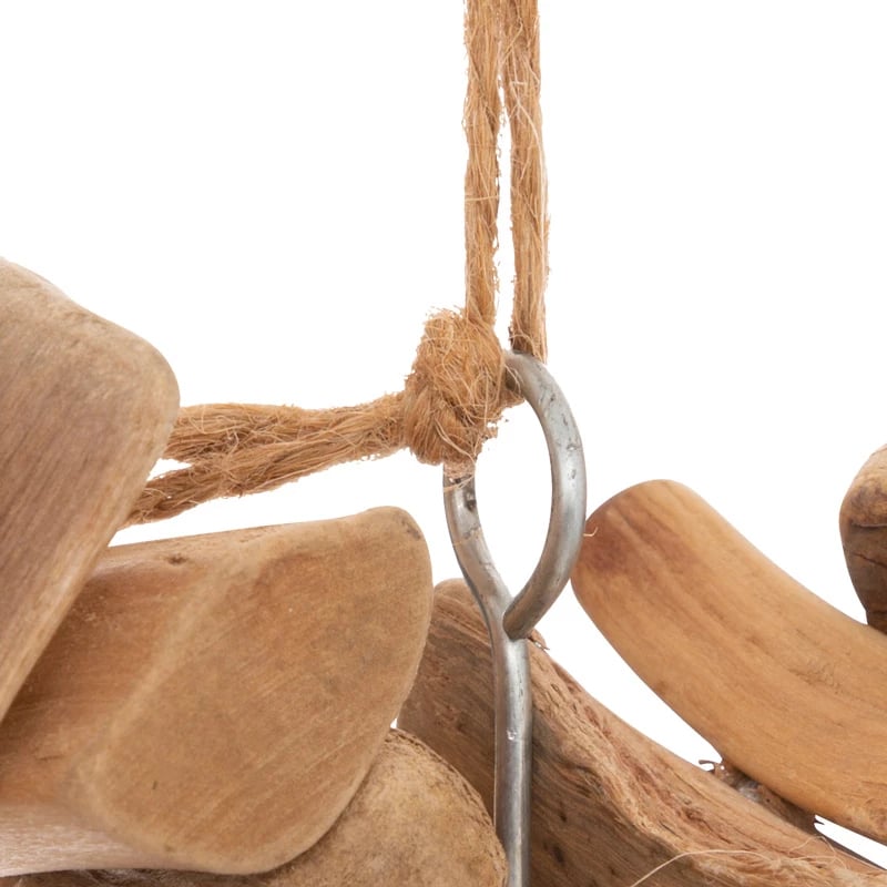 Dekor zemër muri, ngjyrë natyrale, Herea, 36x4.5x37cm