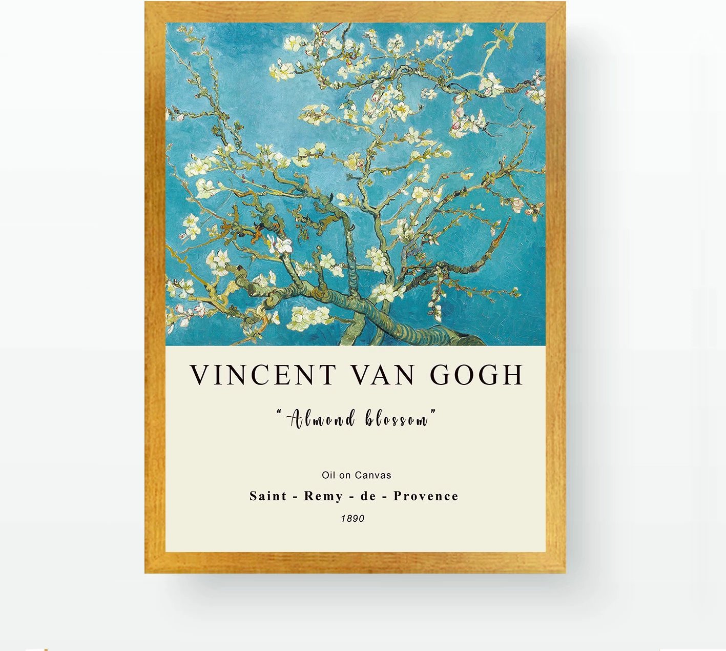 Pikturë dekorative me kornizë, Almond Blossoms, Wallity, AC3868942-3545