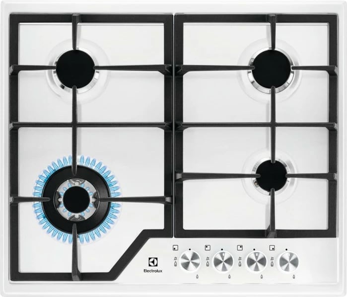 Pllakë gazi Electrolux EGS6436WW, 4 zona, e bardhë