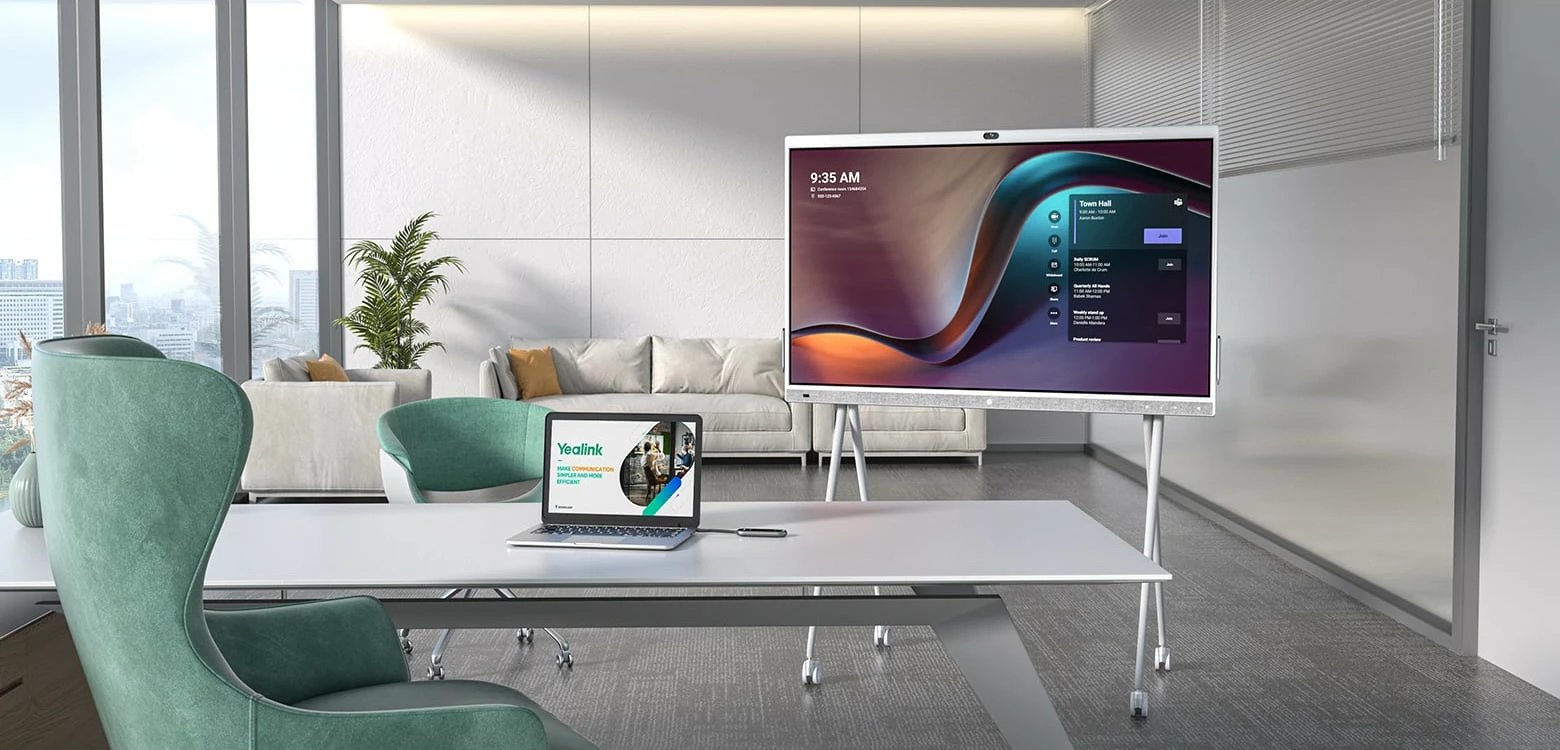 Pllakë digjitale Yealink MeetingBoard 86"/MB86-A001, 4K, LED, Wi-Fi
