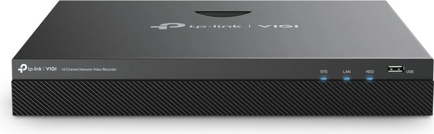 NVR TP-Link VIGI NVR2016H, 16 kanale, 3840 x 2160 piksel, e zezë
