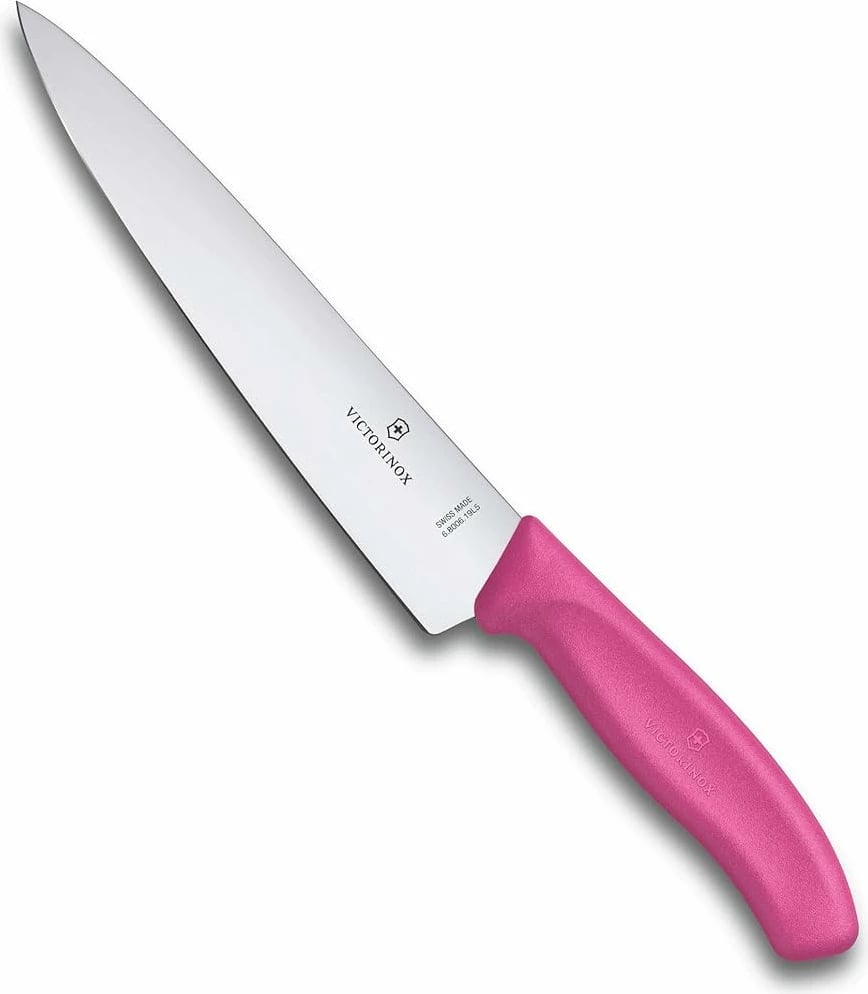 Thikë kuzhine Victorinox Swiss Classic 19cm, për çdo lloj mishi, rozë