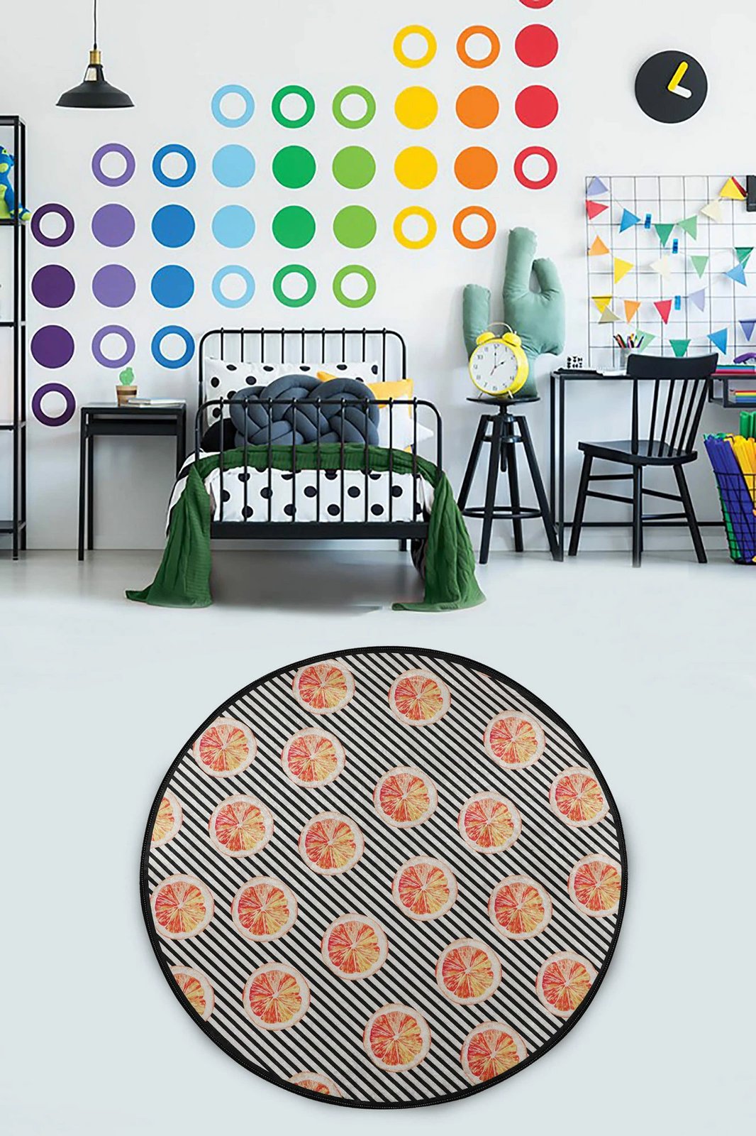 Tapet banjoje Mijölnir, Tranche Circle Djt 200, shumëngjyrësh, 200cm