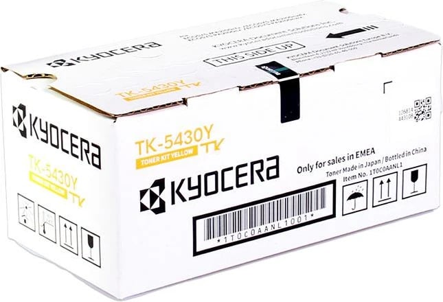 Toner Kyocera TK-5430Y origjinal, rendiment 1,100–1,700 faqe, e verdhë