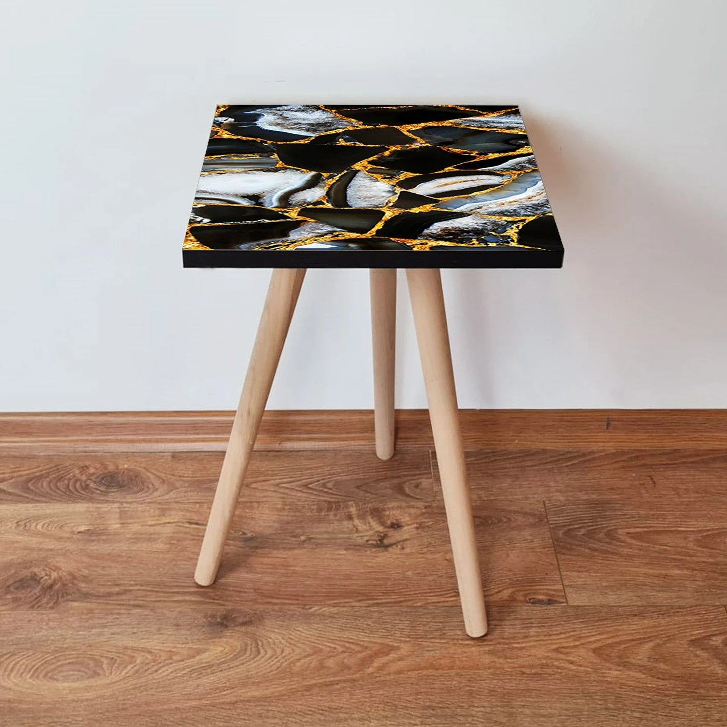 Tavolinë anësore Skye Decor, Shp99, e zezë