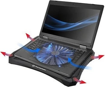 Cooling pad Thermaltake Massive V20, për laptop 10-17", me LED, e zezë